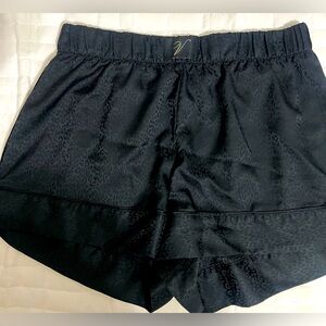 Victoria’s Secret black cheetah print elastic waist sleep shorts Size XS